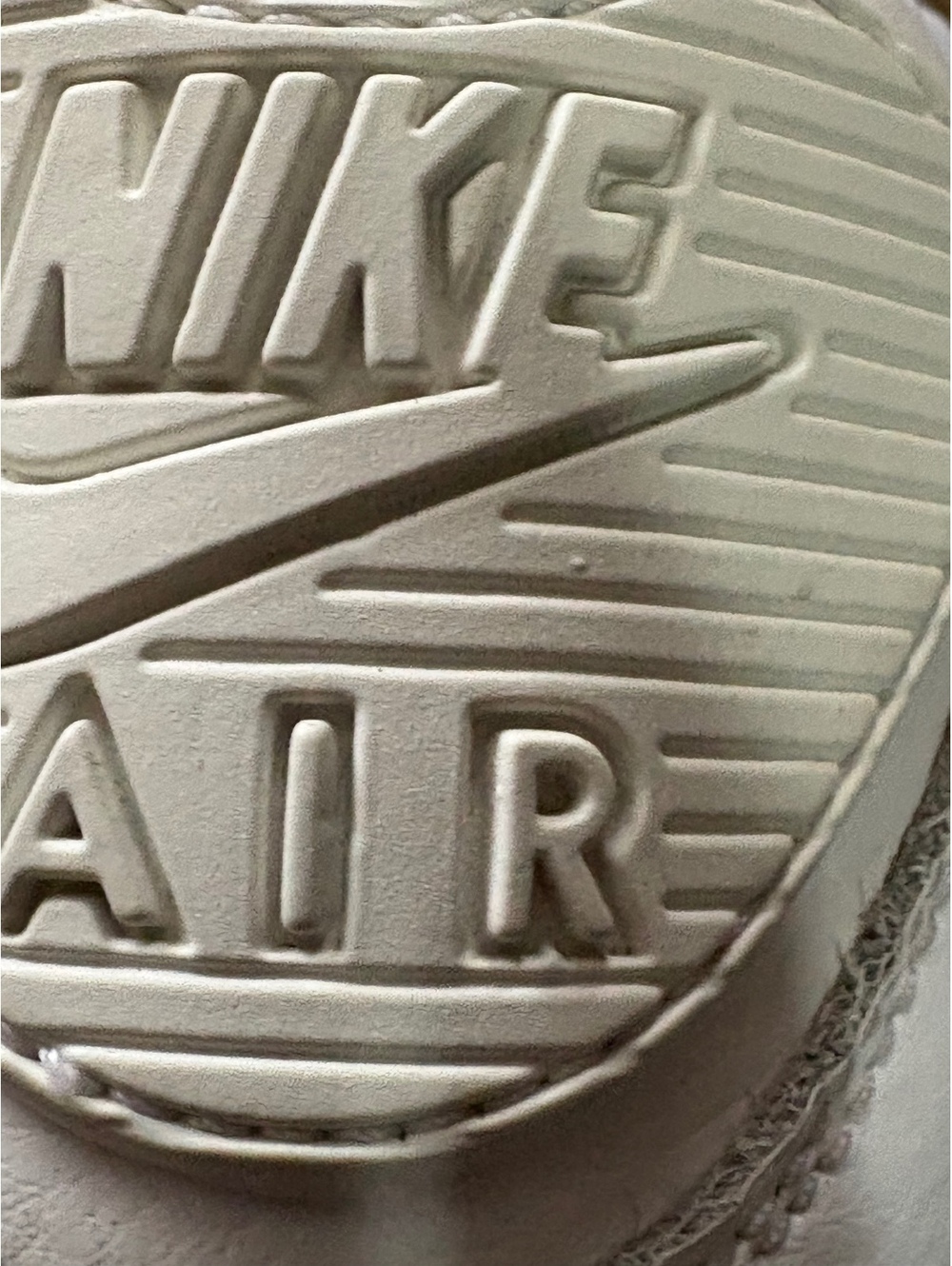 Nike Air Max 90 White Leather Sneakers US 7 Women / 6 UK - Picture 7 of 8